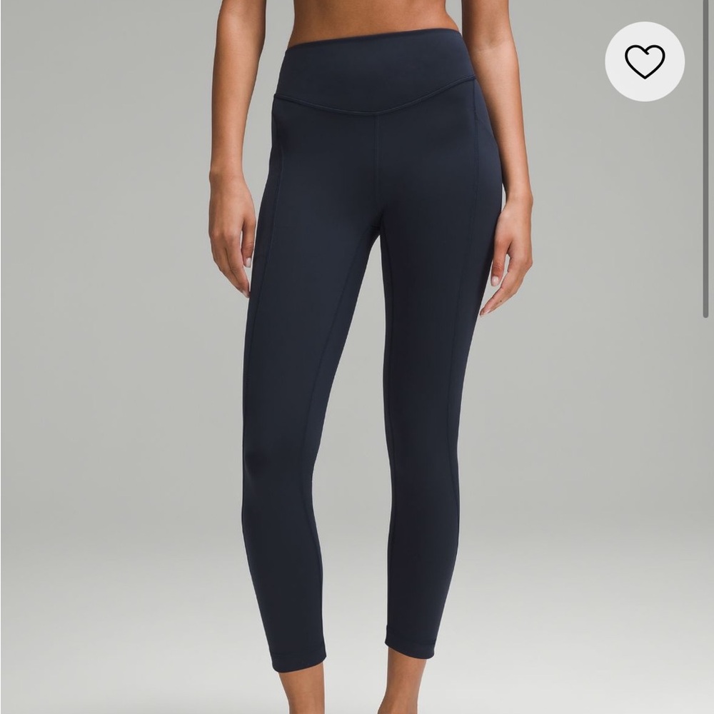 Lululemon Wunder Under Smoothcover tights with pockets 25”